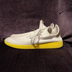 Size 9.5 - adidas Tennis HU x Pharrell Yellow 2017